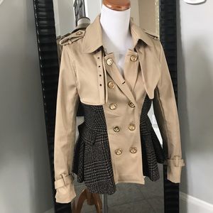 So Chic! Peplum jacket sz S/M